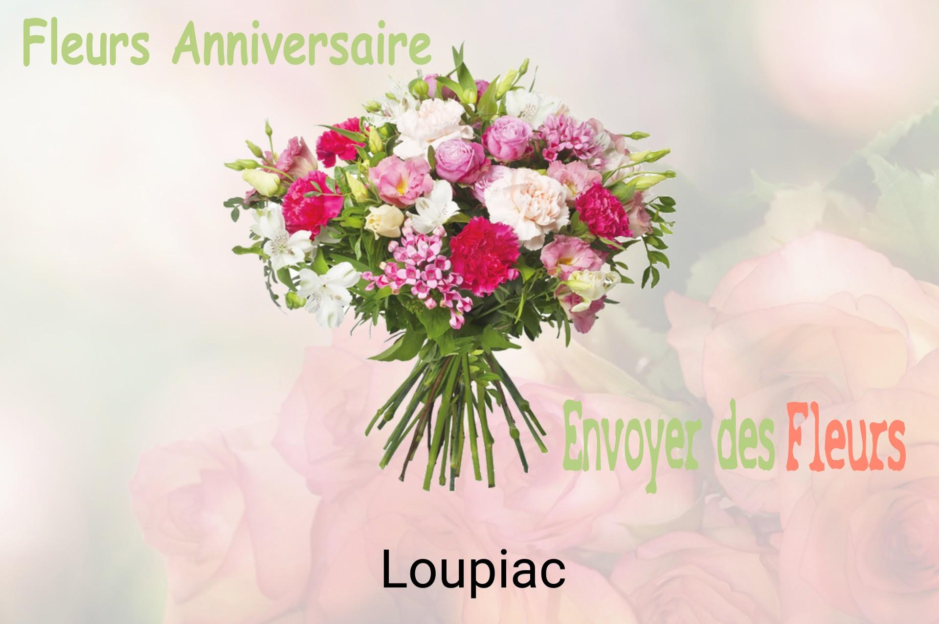 Bouquet de fleurs d’anniversaire livré à Loupiac